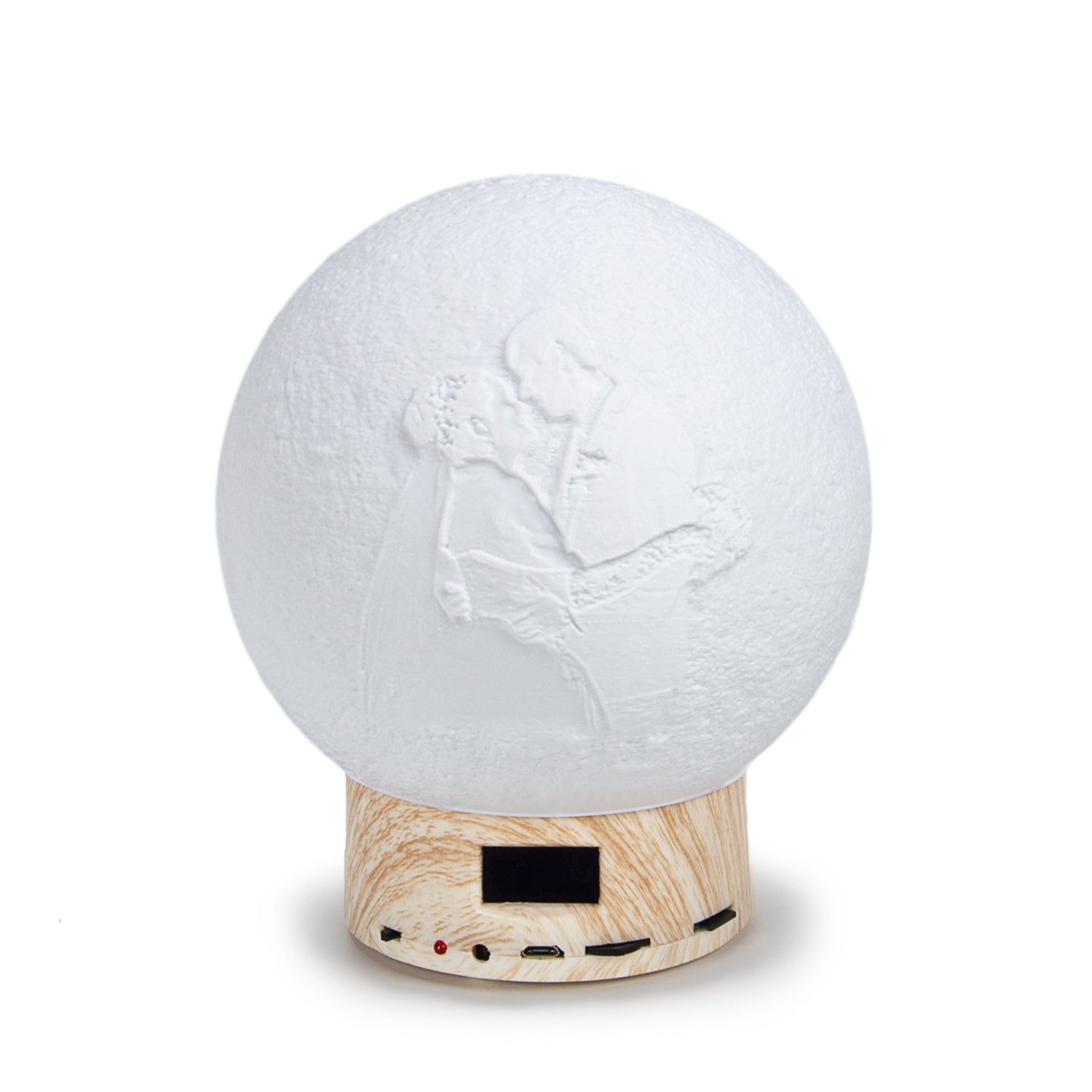 Speaker - Bluetooth Portable Speaker LED Moon Lamp – 3D Printed Wireless Speaker with Color-Changing Light for Home and Outdoor Use - premium material. perfect gift idea. Order yours now and stand out with this exclusive piece!