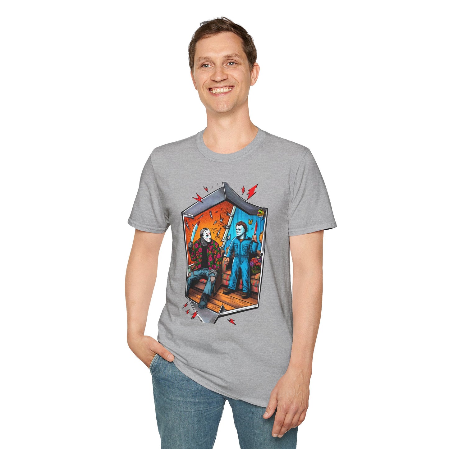 Funny - Michael Myers Shirt | Jason Voorhees Funny Picnic Halloween Tee - custom-made. perfect gift idea. Order yours now and stand out with this exclusive piece!