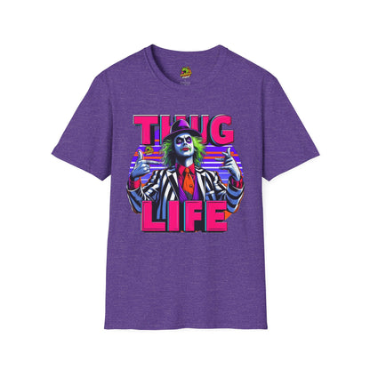 | - Beetlejuice Shirt | Thug Life Graphic Shirt | Funny Halloween Beetlejuice Tee - premium material. limited stock. Order yours now and stand out with this exclusive piece!