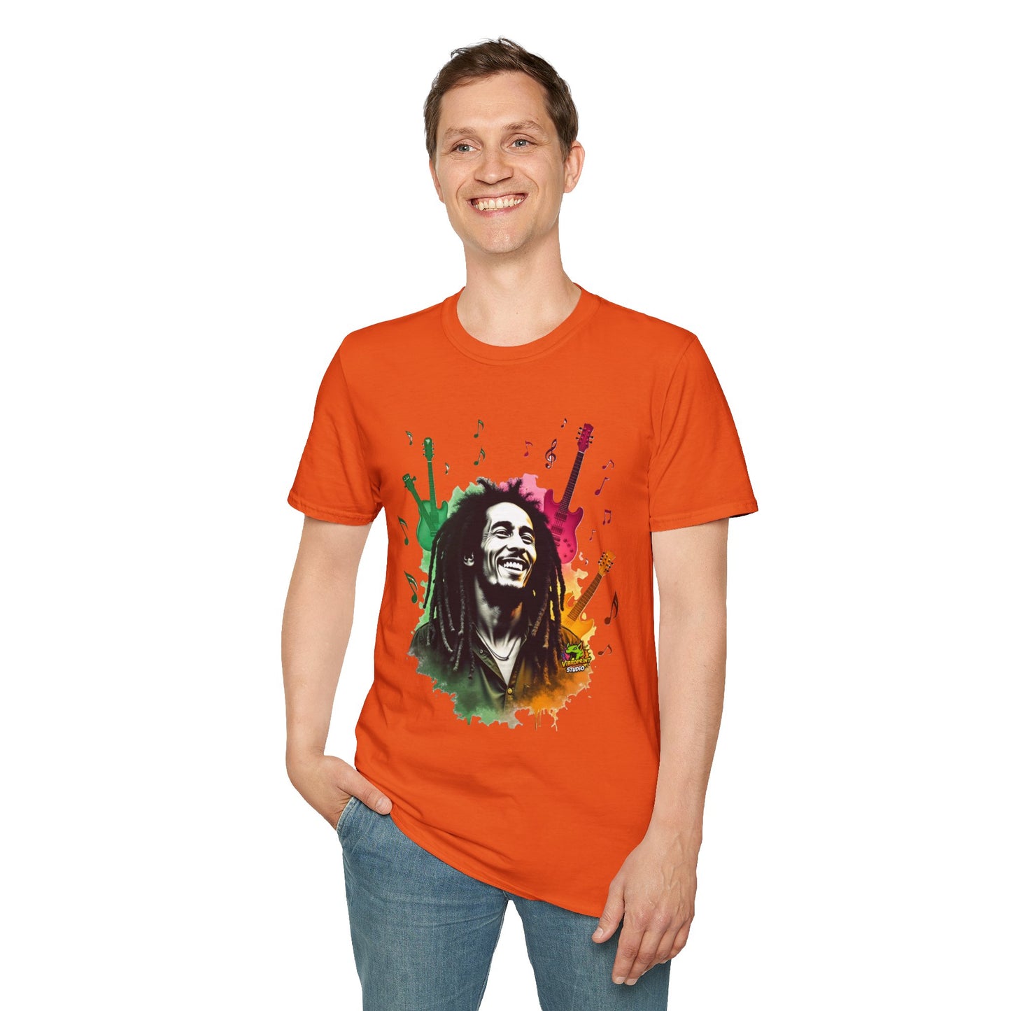 Bob Marley T-Shirt - Reggae Icon - VibroPrint Studio