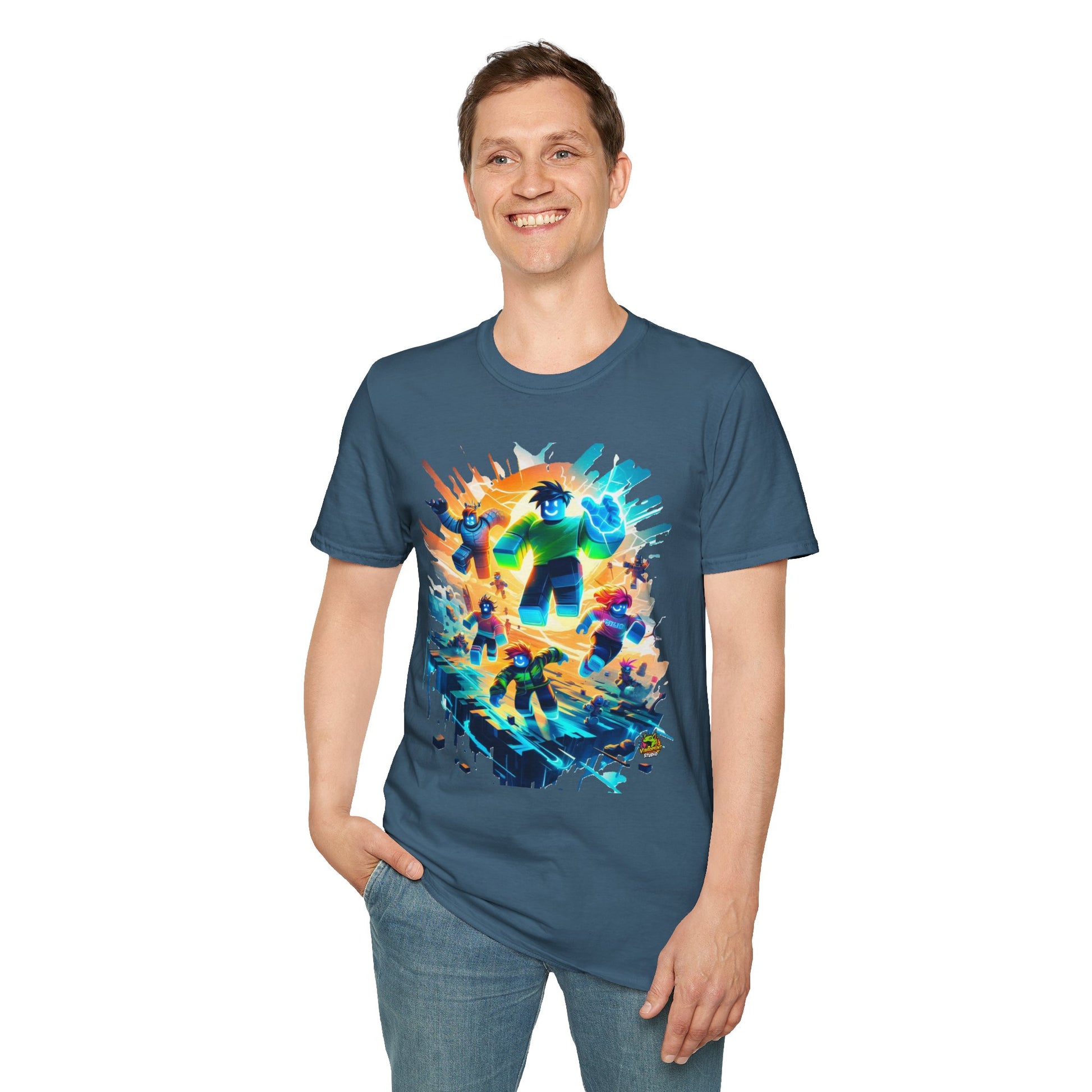 for - Unique Roblox Game Tee for Kids | Roblox Clothing for Boys & Girls | Cool Roblox Graphic T-Shirt | Roblox Merch Gift - custom-made. perfect gift idea. Order yours now and stand out with this exclusive piece!