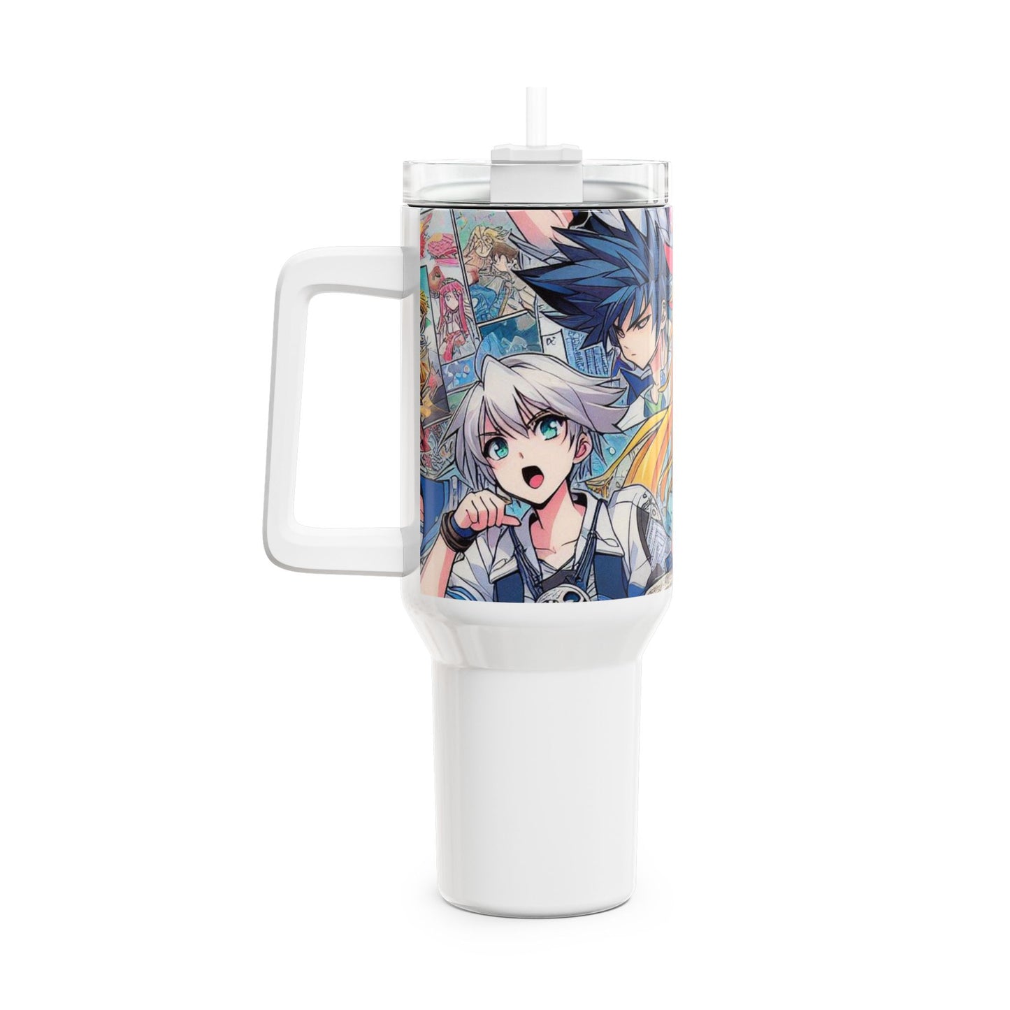 Anime - Stanley Tumbler | Geek Drinkware for Anime and Comic Fans | Colorful Cartoon Tumbler - premium material. limited stock. Order yours now and stand out with this exclusive piece!