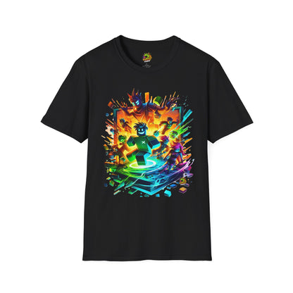 Roblox Game Lover T-Shirt for Kids | Roblox Graphic Tee for Boys & Girls | Cool Roblox Kids Clothing | Roblox Gift Idea - High Quality Image