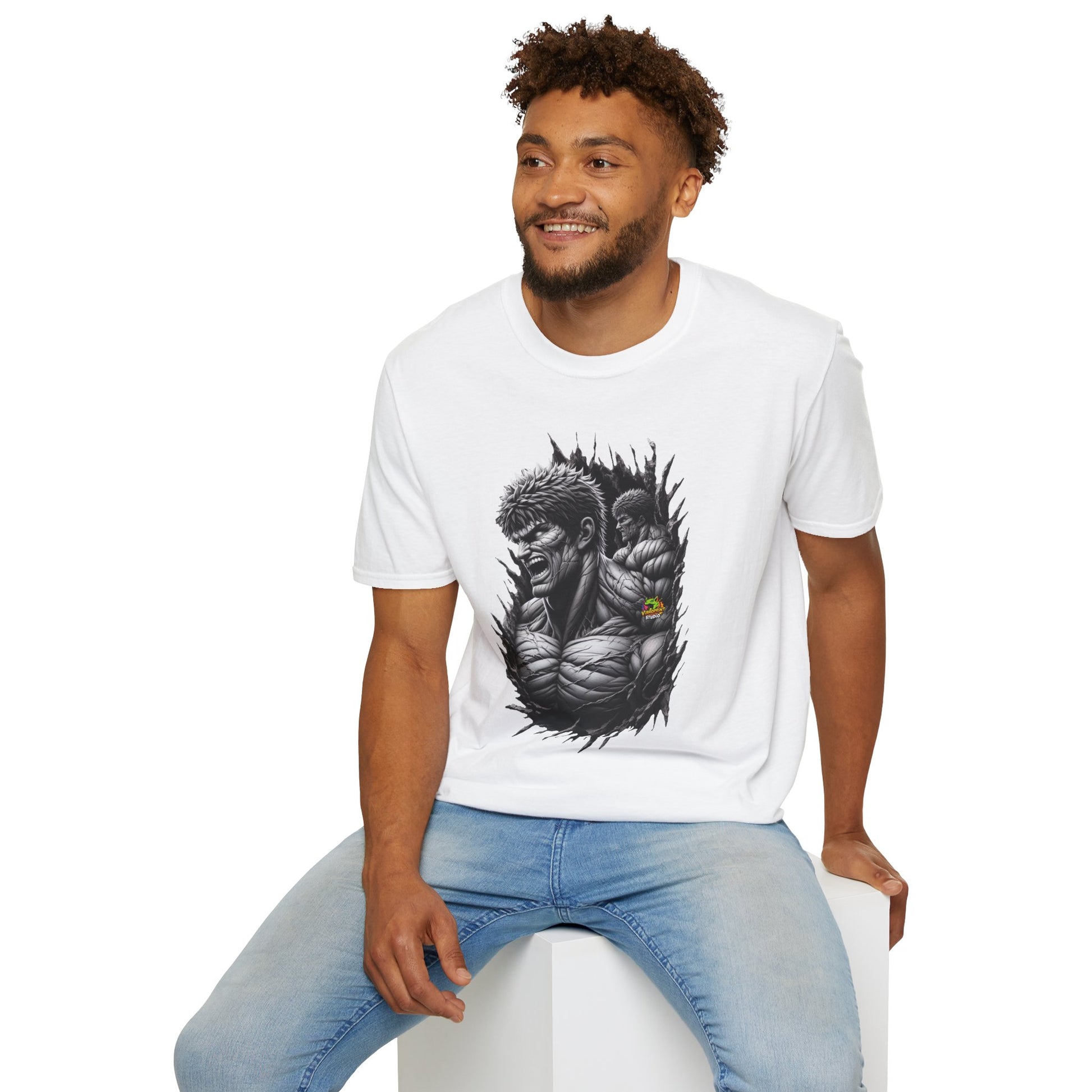 UFC - UFC T Shirt | Unleash Fierce Confidence | Motivational UFC Tee with Baki Anime Influence - custom-made. perfect gift idea. Order yours now and stand out with this exclusive piece!