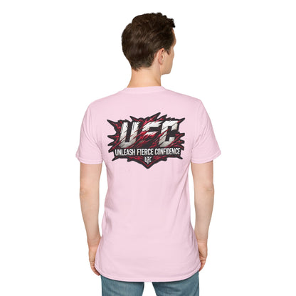 UFC T Shirt | Unleash Fierce Confidence | UFC Tee with Baki Anime Influence for Fitness Lovers