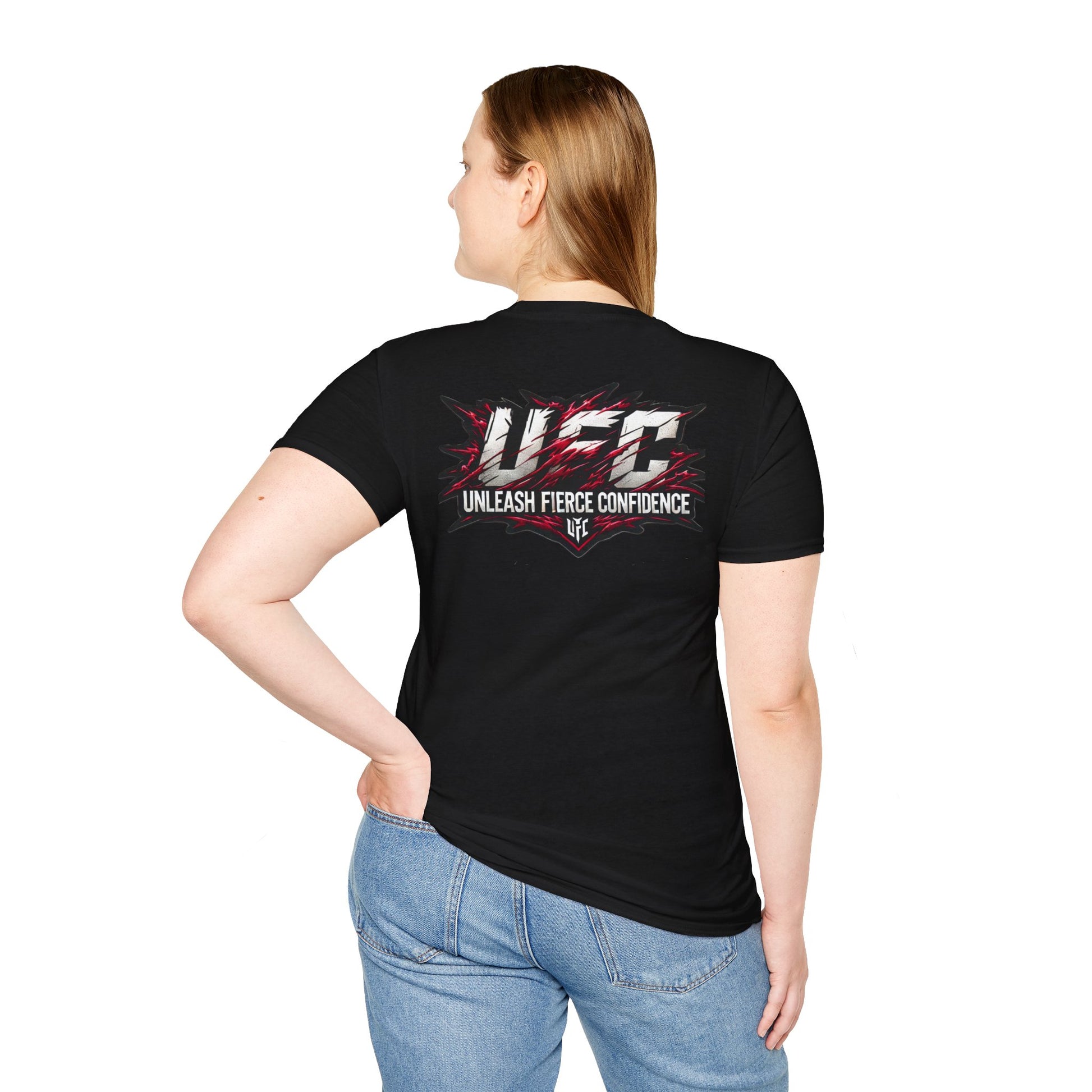 Fierce - UFC T Shirt | Unleash Fierce Confidence | UFC Tee with Baki Anime Elements for Athletes - custom-made. perfect gift idea. Order yours now and stand out with this exclusive piece!