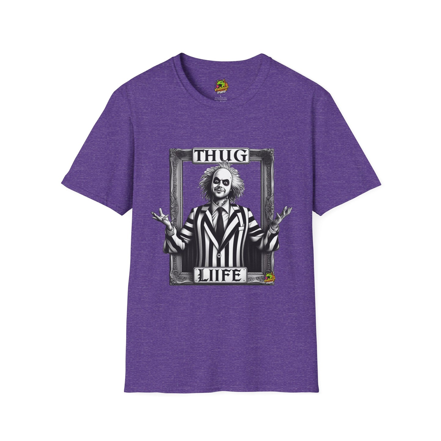 T-Shirt - Beetlejuice Shirt | Thug Life Halloween T-Shirt | Beetlejuice Costume Tee with Attitude - custom-made. perfect gift idea. Order yours now and stand out with this exclusive piece!