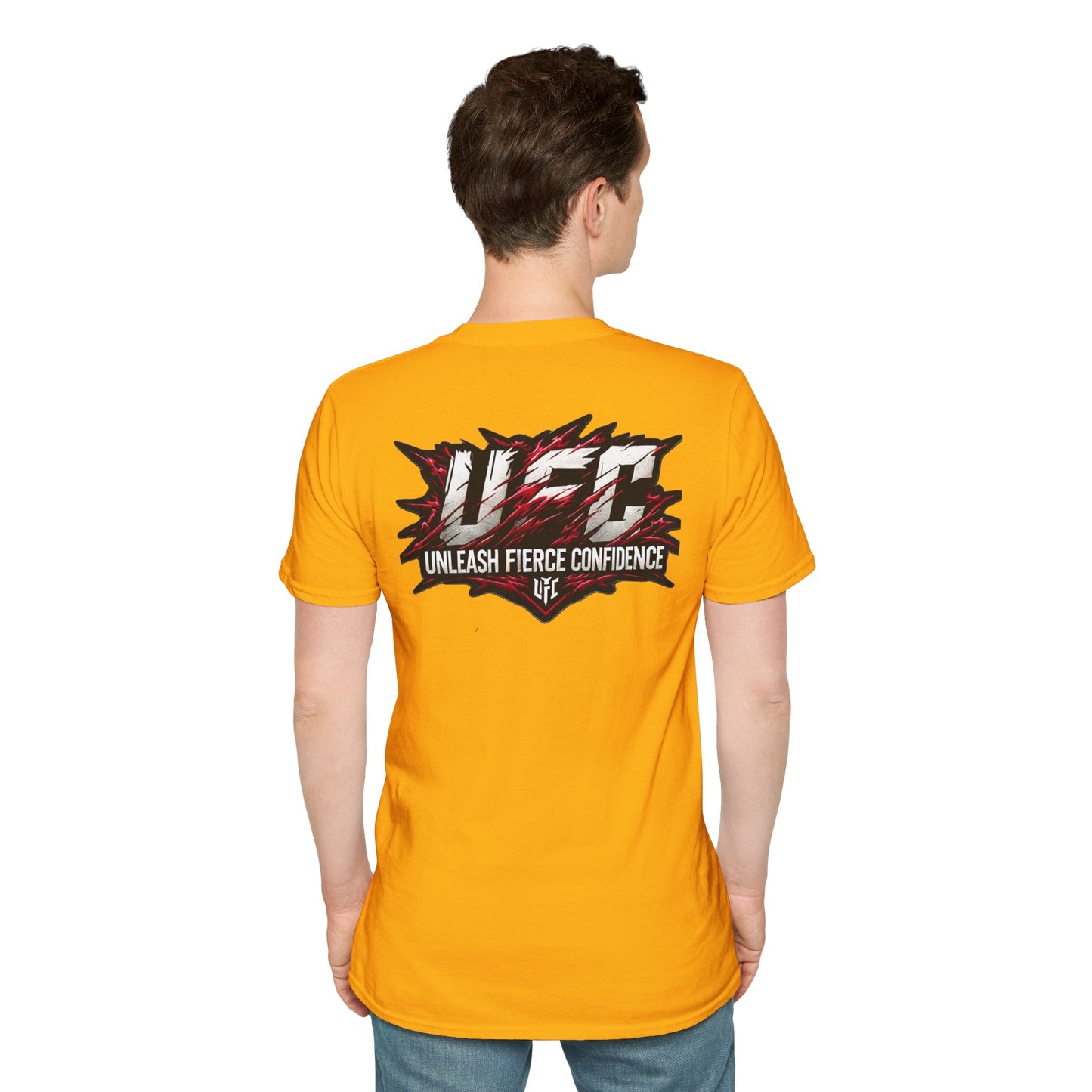 product - UFC T Shirt | Unleash Fierce Confidence | UFC Tee with Baki Anime Elements for Fitness Lovers - premium material. limited stock. Order yours now and stand out with this exclusive piece!