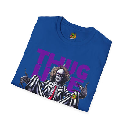 | - Beetlejuice Shirt | Thug Life Halloween Tee | Classic Beetlejuice Graphic T-Shirt for Fans - custom-made. perfect gift idea. Order yours now and stand out with this exclusive piece!