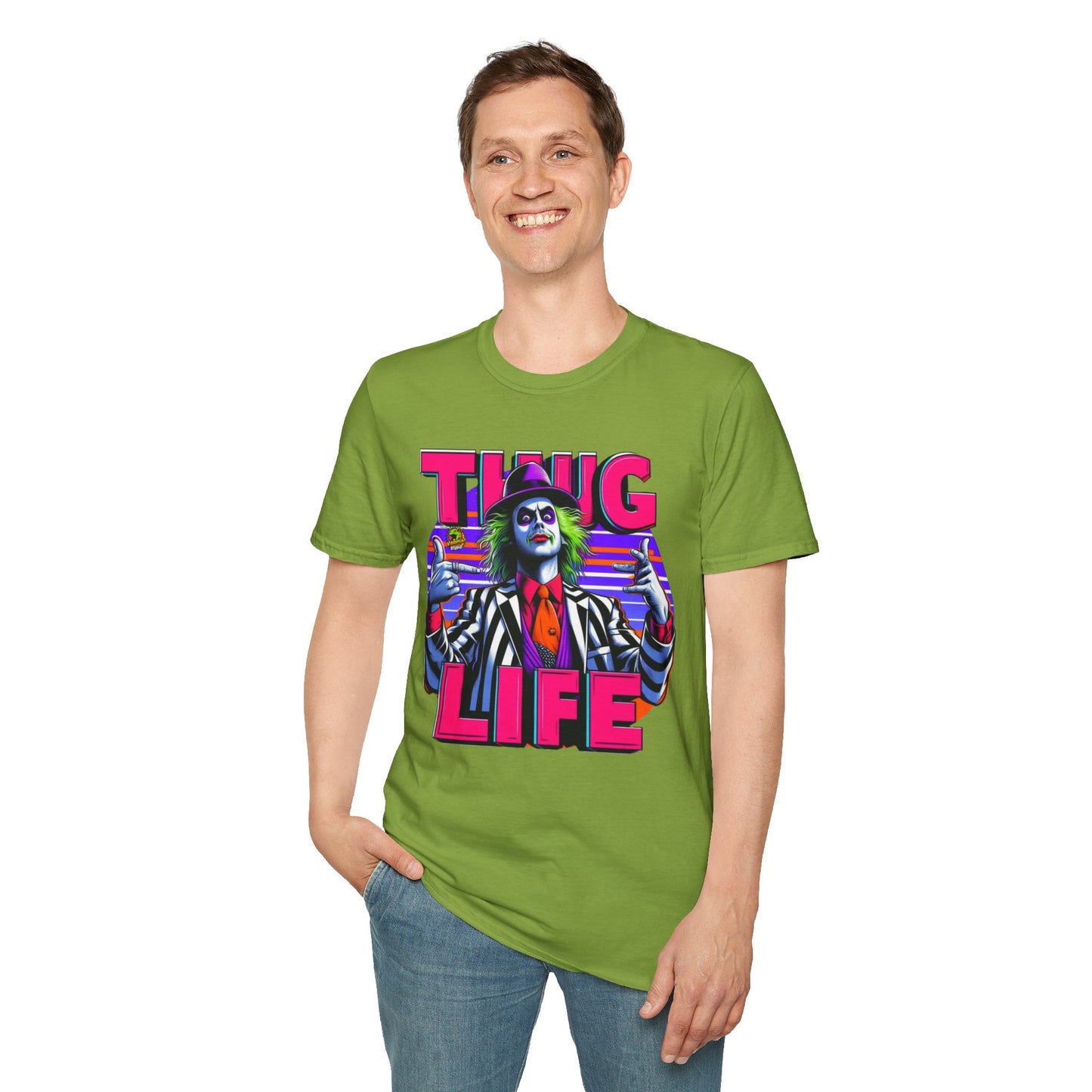 | - Beetlejuice Shirt | Thug Life Graphic Shirt | Funny Halloween Beetlejuice Tee - custom-made. perfect gift idea. Order yours now and stand out with this exclusive piece!