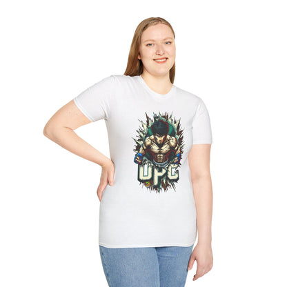 vintage horror shirt - UFC T Shirt | Unleash Fierce Confidence | UFC Tee for Gym and Anime Enthusiasts - comfortable fit. premium horror movie t-shirt for spooky occasions. Order yours now and stand out with this exclusive piece!