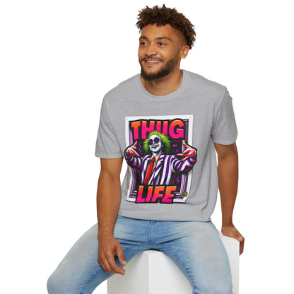 high-quality - Beetlejuice Shirt | Spooky Thug Life Tee | Beetlejuice Graphic T-Shirt for Halloween - premium material. perfect gift idea. Order yours now and stand out with this exclusive piece!