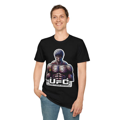 Fans - UFC T Shirt | Unleash Fierce Confidence | UFC Tee for Athletes and Baki Anime Fans - premium material. limited stock. Order yours now and stand out with this exclusive piece!