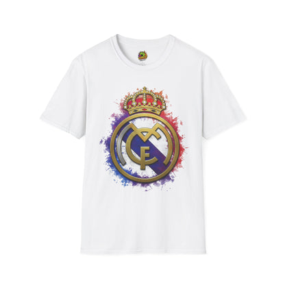 Real Madrid Jersey Fun Fan Edition - Football Club Vibroprint Design T-Shirt