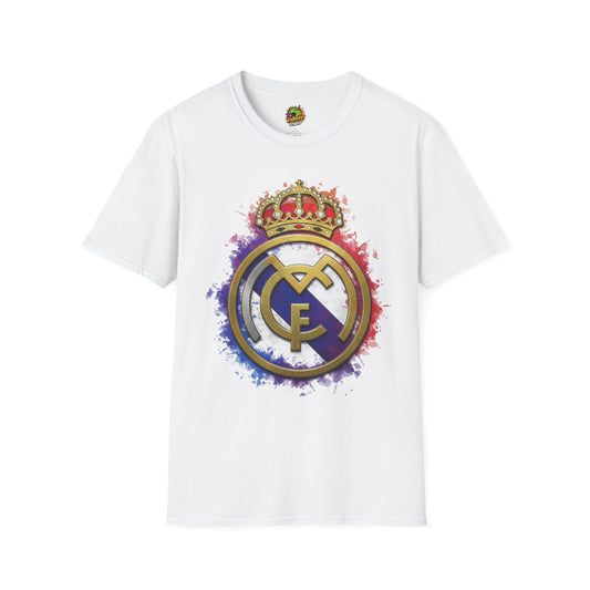 Real Madrid Jersey Fun Fan Edition - Football Club Vibroprint Design T-Shirt