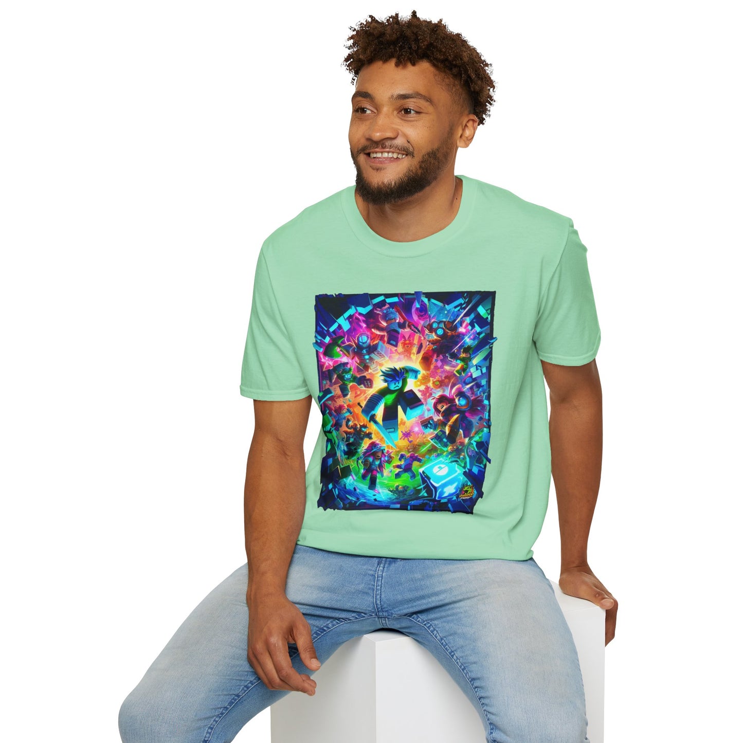 Stylish Roblox Gamer Tee for Teens | Roblox Clothing for Kids | Roblox Graphic Shirt | Fun Roblox Birthday Gift