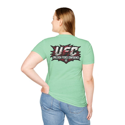 UFC T Shirt | Unleash Fierce Confidence | UFC Tee with Baki Anime Power for Fitness Enthusiasts