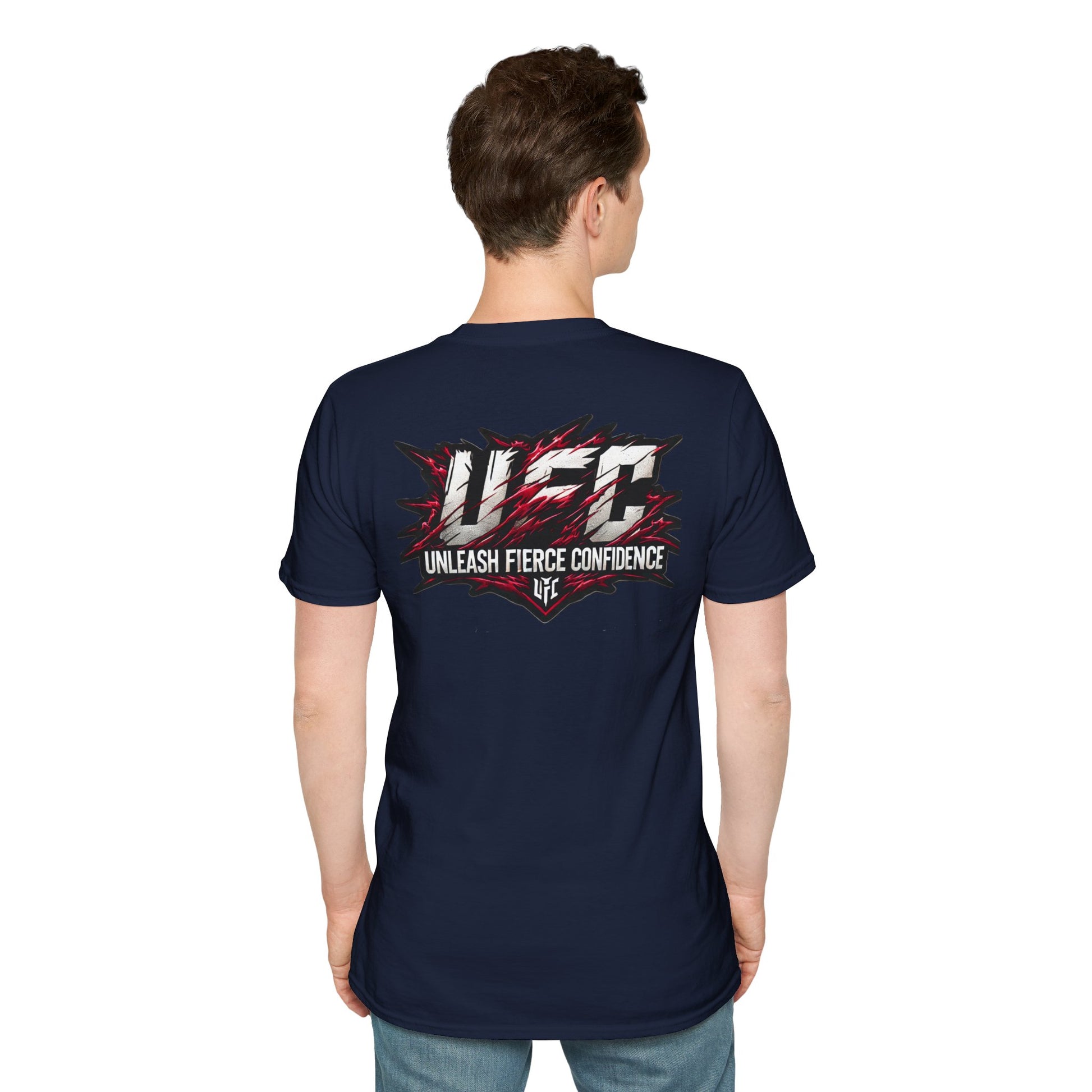 Confidence - UFC T Shirt | Unleash Fierce Confidence | Motivational UFC Tee with Baki Anime Inspiration - custom-made. limited stock. Order yours now and stand out with this exclusive piece!