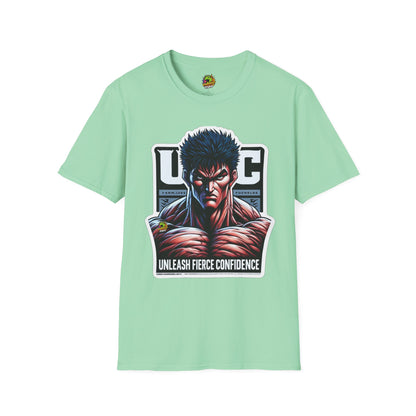 T - UFC T Shirt | Unleash Fierce Confidence | UFC Tee with Baki Anime Strength - custom-made. limited stock. Order yours now and stand out with this exclusive piece!