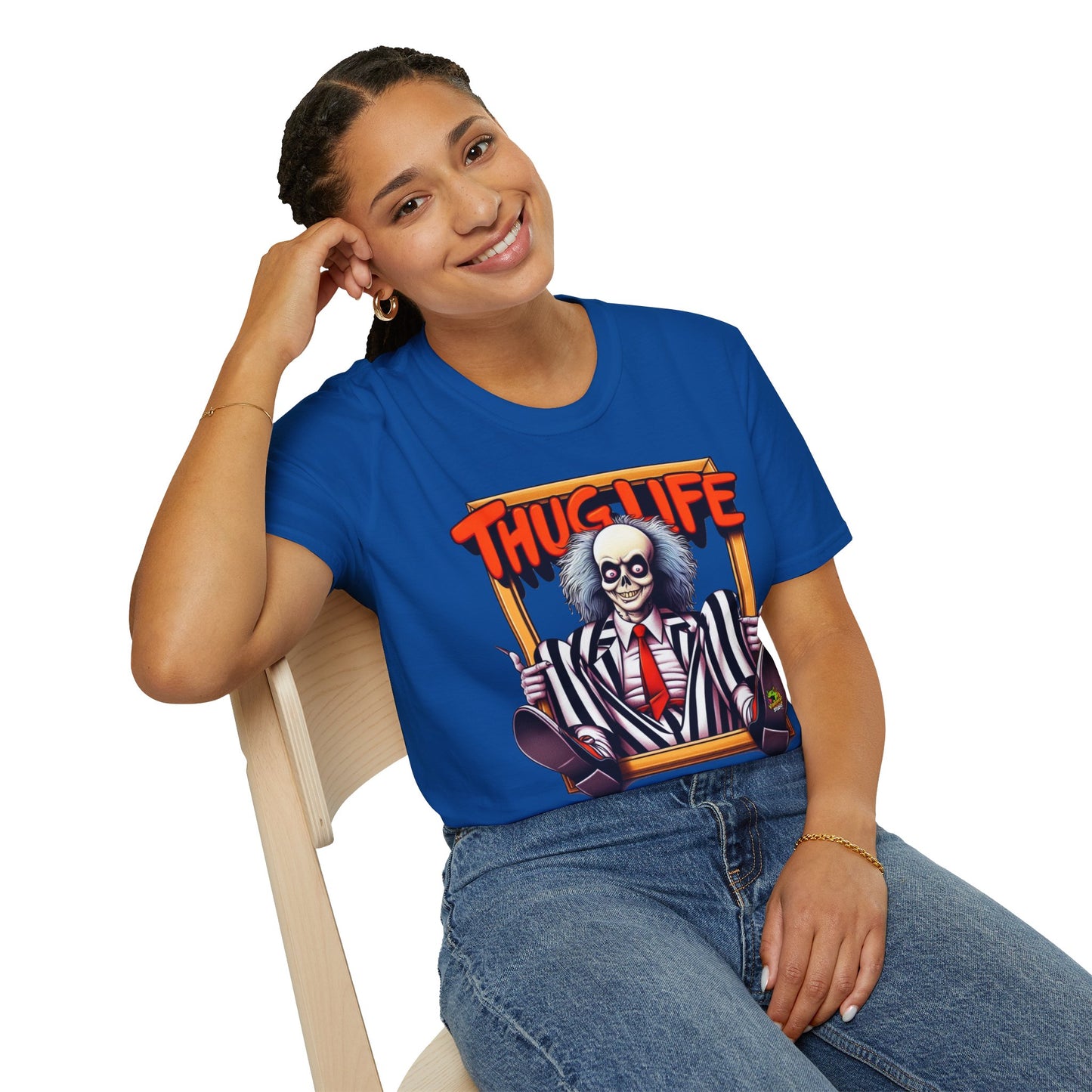 high-quality - Beetlejuice Shirt | Halloween Thug Life Tee | Classic Beetlejuice Graphic T-Shirt for Adults - custom-made. perfect gift idea. Order yours now and stand out with this exclusive piece!