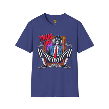 Life - Beetlejuice Shirt | Thug Life Halloween Tee | Classic Beetlejuice T-Shirt for Fans - custom-made. limited stock. Order yours now and stand out with this exclusive piece!