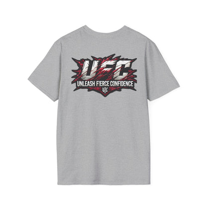 product - UFC T Shirt | Unleash Fierce Confidence | UFC Tee with Baki Anime Influence for Athletes - premium material. limited stock. Order yours now and stand out with this exclusive piece!