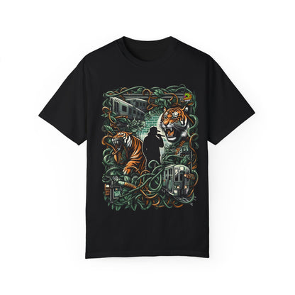 Jungle in the City Rapper Merch | Urban Jungle Hip-Hop T-Shirt Design - High Quality Image