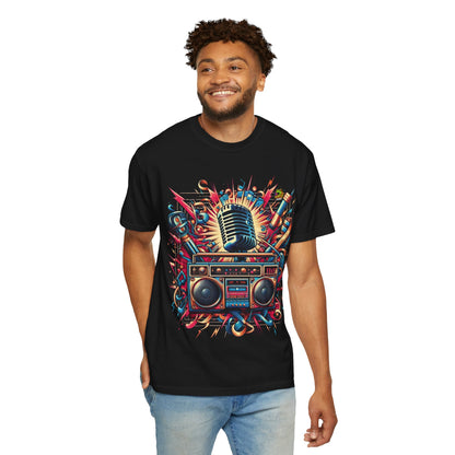 & - Rapper Merch with Microphone & Boombox Fusion | Bold Hip-Hop Music Design - custom-made. limited stock. Order yours now and stand out with this exclusive piece!