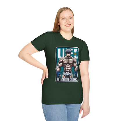 UFC T Shirt | Unleash Fierce Confidence | UFC Tee for Gym and Baki Anime Fans