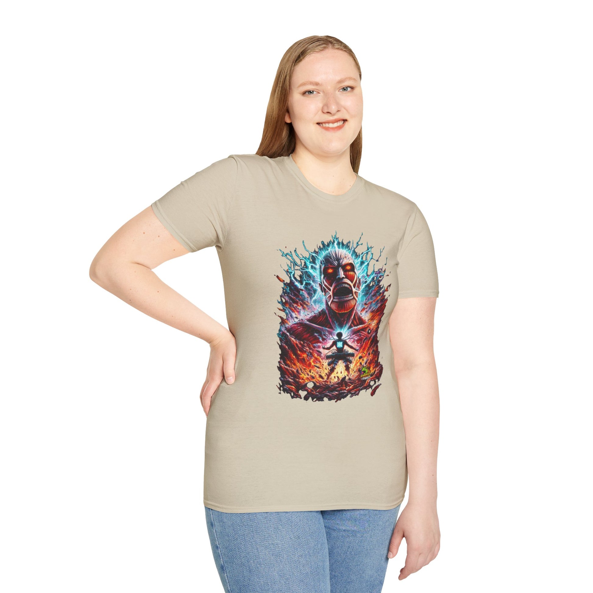 Shirt - Eren Yeager Titan’s Judgment Tee | Attack on Titan Shirt | Shingeki - custom-made. limited stock. Order yours now and stand out with this exclusive piece!