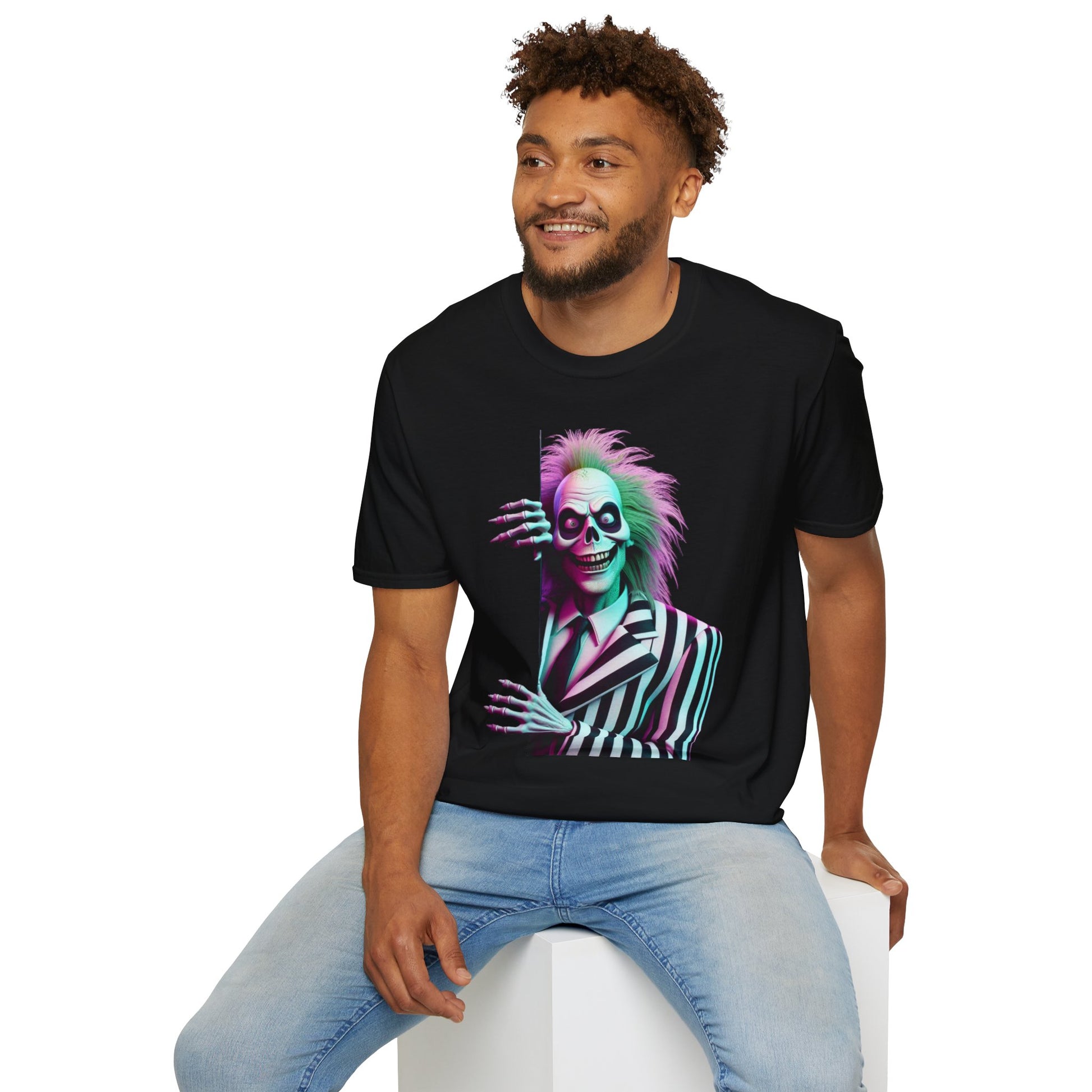 Tee - Beetlejuice Shirt | Halloween Graphic Tee | Cool Beetlejuice Movie Shirt for Adults & Kids | Spooky Beetlejuice Merch - custom-made. perfect gift idea. Order yours now and stand out with this exclusive piece!