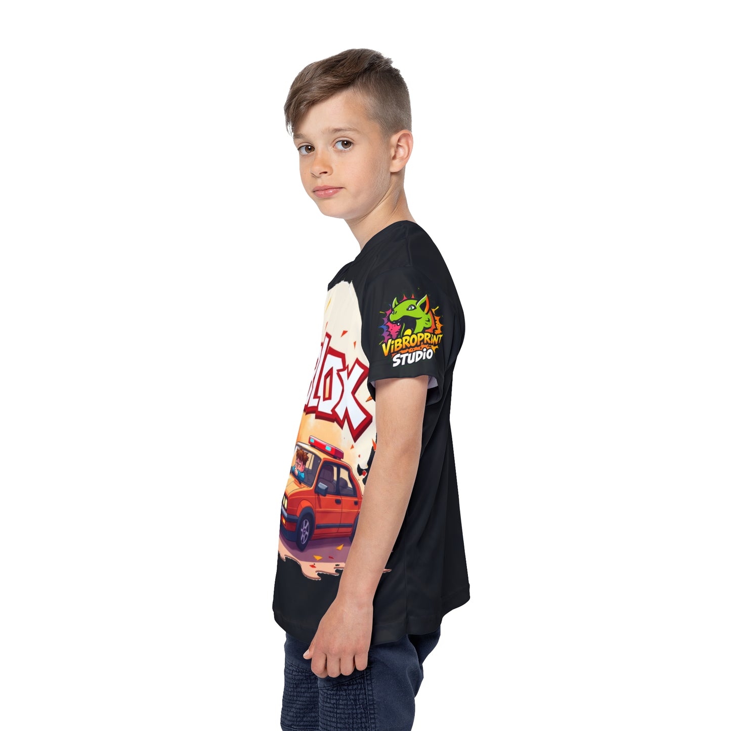 Roblox T-Shirt Kids - Gamer Design Back View