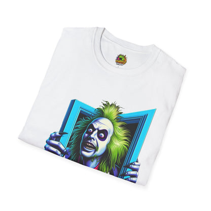 | - Beetlejuice Shirt | Funny Halloween T-Shirt for Adults | Beetlejuice Classic Movie Graphic Tee | Spooky Halloween Style - premium material. limited stock. Order yours now and stand out with this exclusive piece!