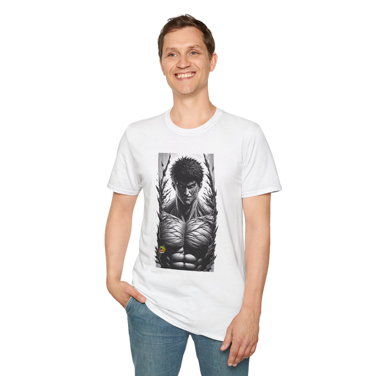 Inspiration - UFC T Shirt | Unleash Fierce Confidence | Motivational UFC Tee with Baki Anime Inspiration for Gym - custom-made. limited stock. Order yours now and stand out with this exclusive piece!