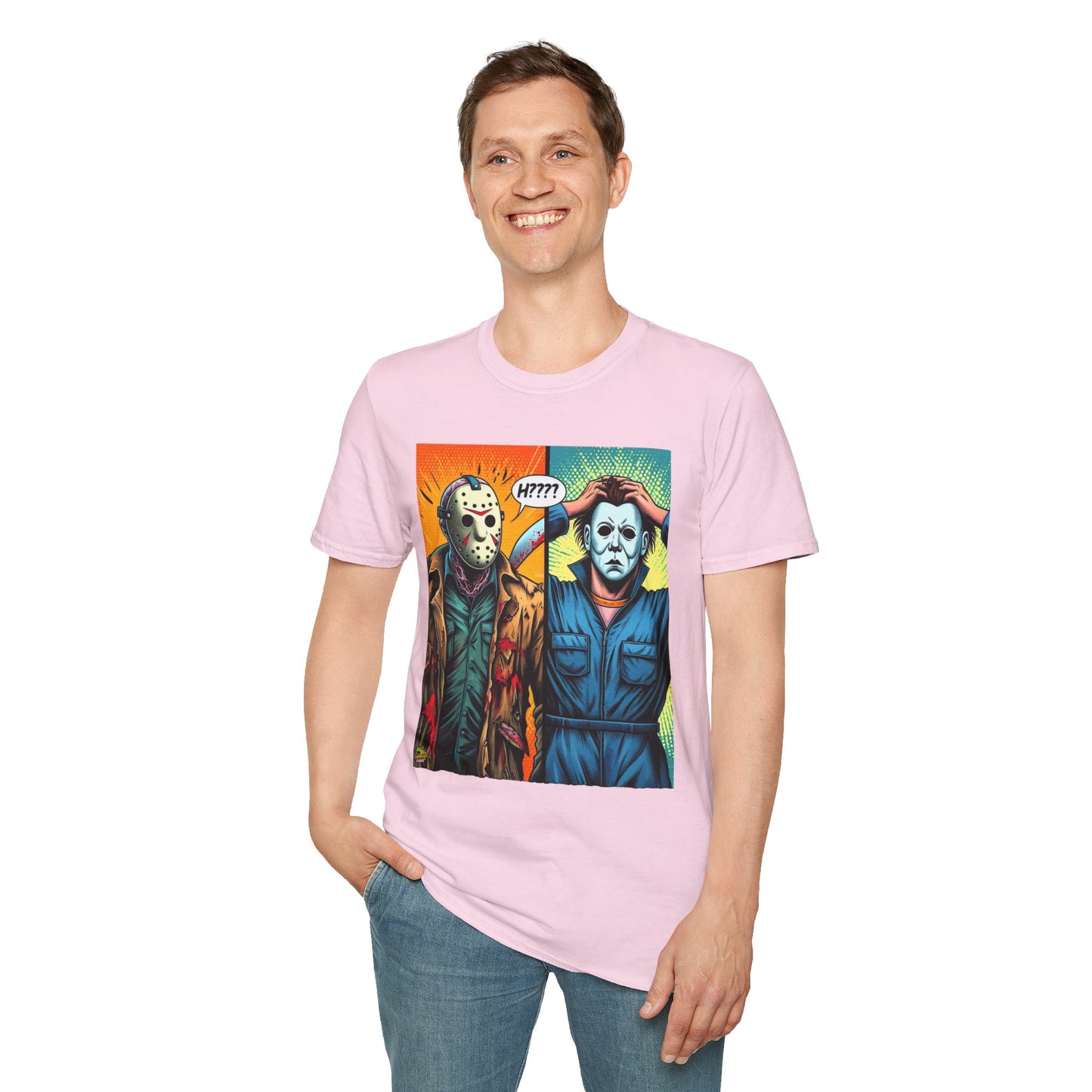 Jason Voorhees & Michael Myers Shirt | Funny Halloween Picnic Tee