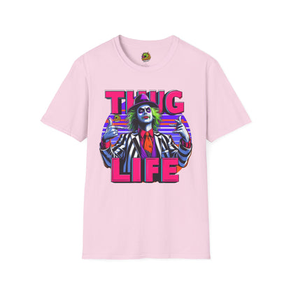 Life - Beetlejuice Shirt | Thug Life Graphic Shirt | Funny Halloween Beetlejuice Tee - premium material. limited stock. Order yours now and stand out with this exclusive piece!