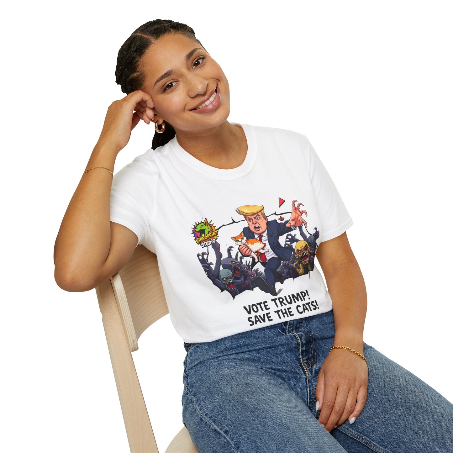 Tee - They're Eating the Dogs Shirt | Political Satire Tee | Funny Trump Election Meme T-Shirt - premium material. limited stock. Order yours now and stand out with this exclusive piece!