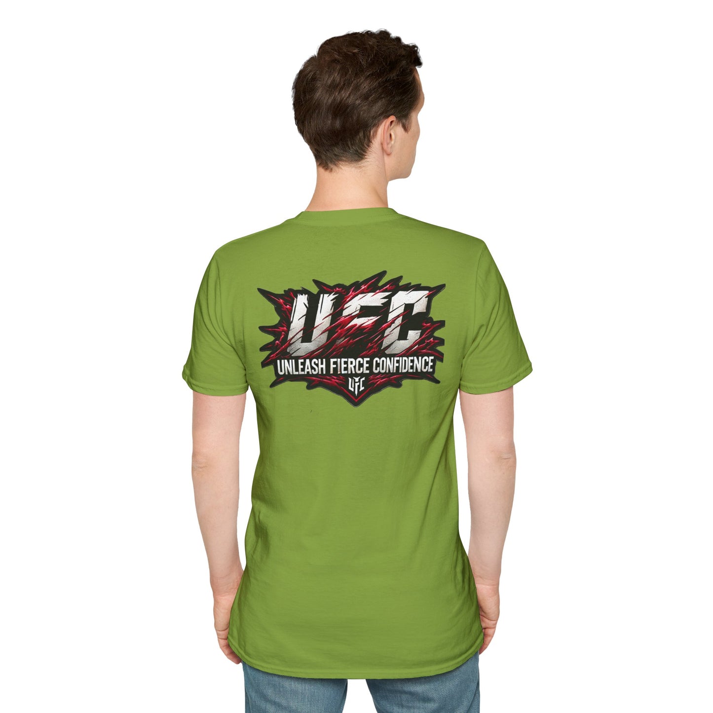 UFC T Shirt | Unleash Fierce Confidence | UFC Tee with Baki Anime Elements for Fitness Lovers