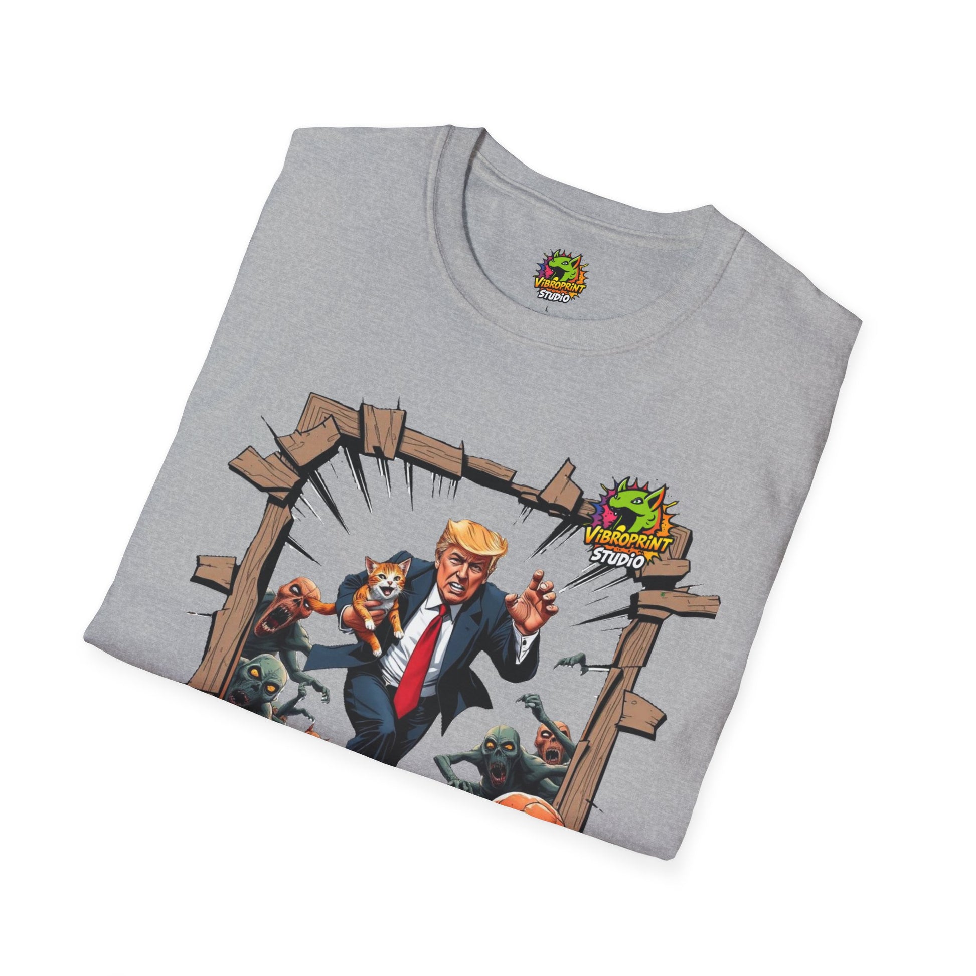 | - They're Eating the Dogs Tee | Satire Trump Election Shirt | Funny Political Cats and Dogs Graphic Tee - premium material. limited stock. Order yours now and stand out with this exclusive piece!