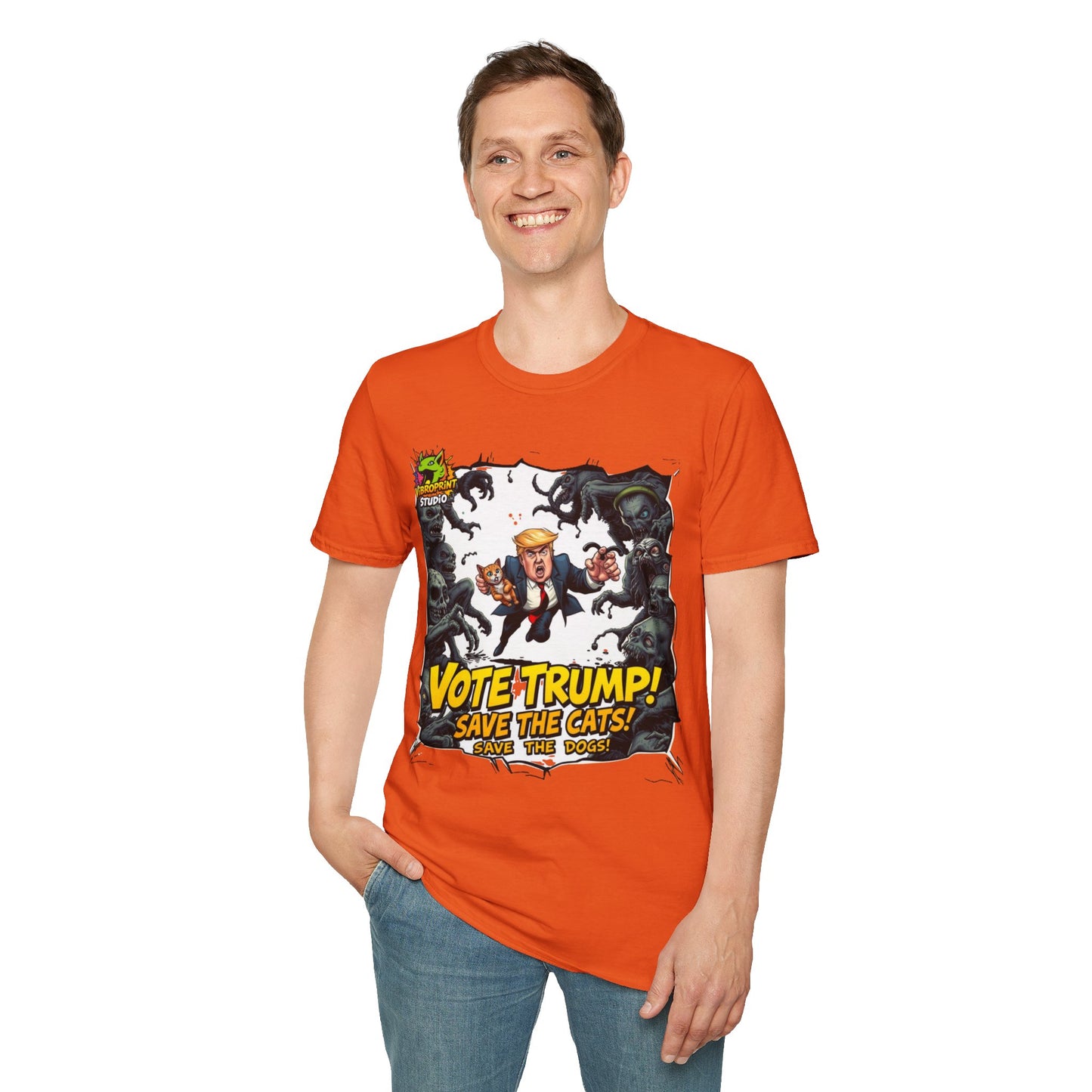 They're Eating the Dogs Tee | Satire Trump Election Shirt | Funny Meme Graphic T-Shirt