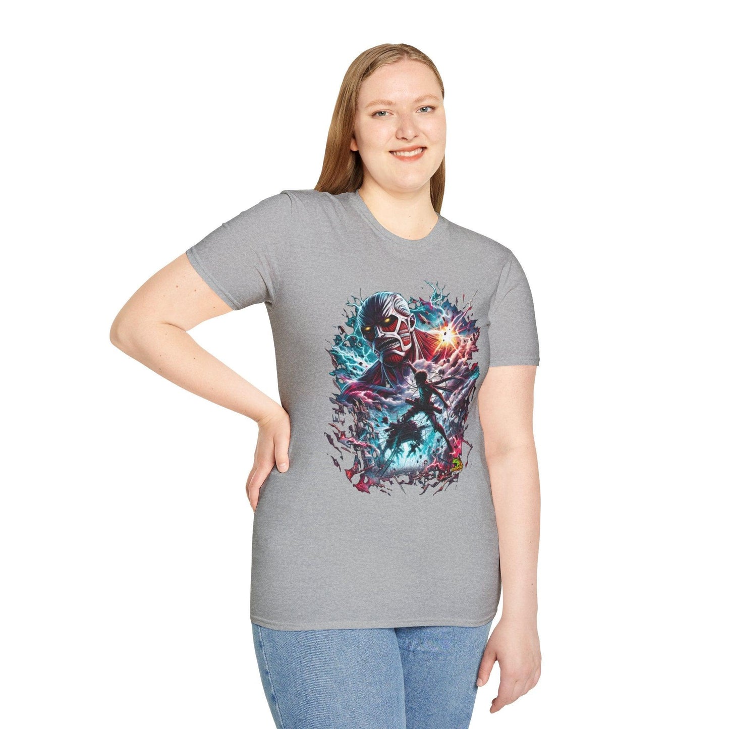 Eren Yeager Titan’s Strength Tee | Official Attack on Titan Shirt | - VibroPrint Studio