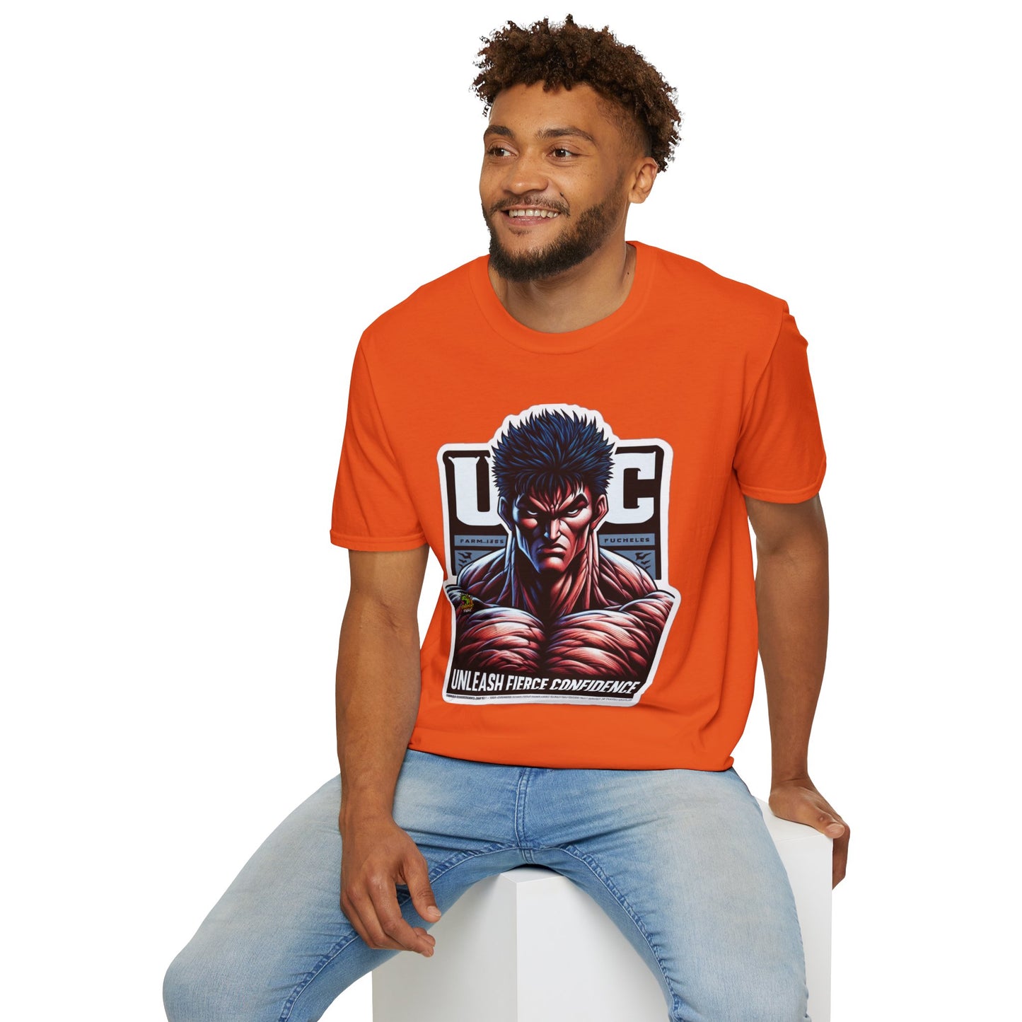 UFC T Shirt | Unleash Fierce Confidence | UFC Tee with Baki Anime Strength