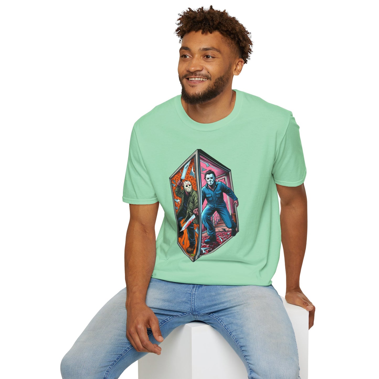 Jason & Michael Myers Funny Halloween Shirt | Vintage Horror Tee