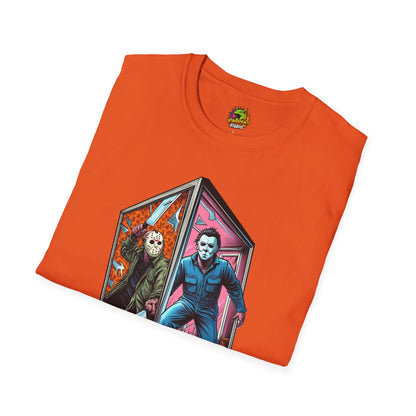 Jason & Michael Myers Funny Halloween Shirt | Vintage Horror Tee