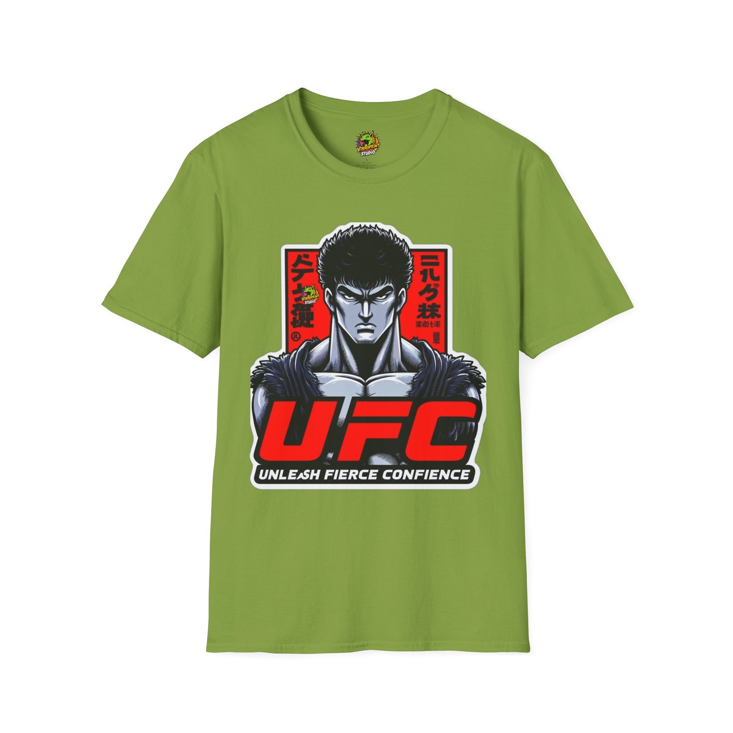 Style - UFC T Shirt | Unleash Fierce Confidence | UFC Tee with Baki Anime Style - premium material. limited stock. Order yours now and stand out with this exclusive piece!