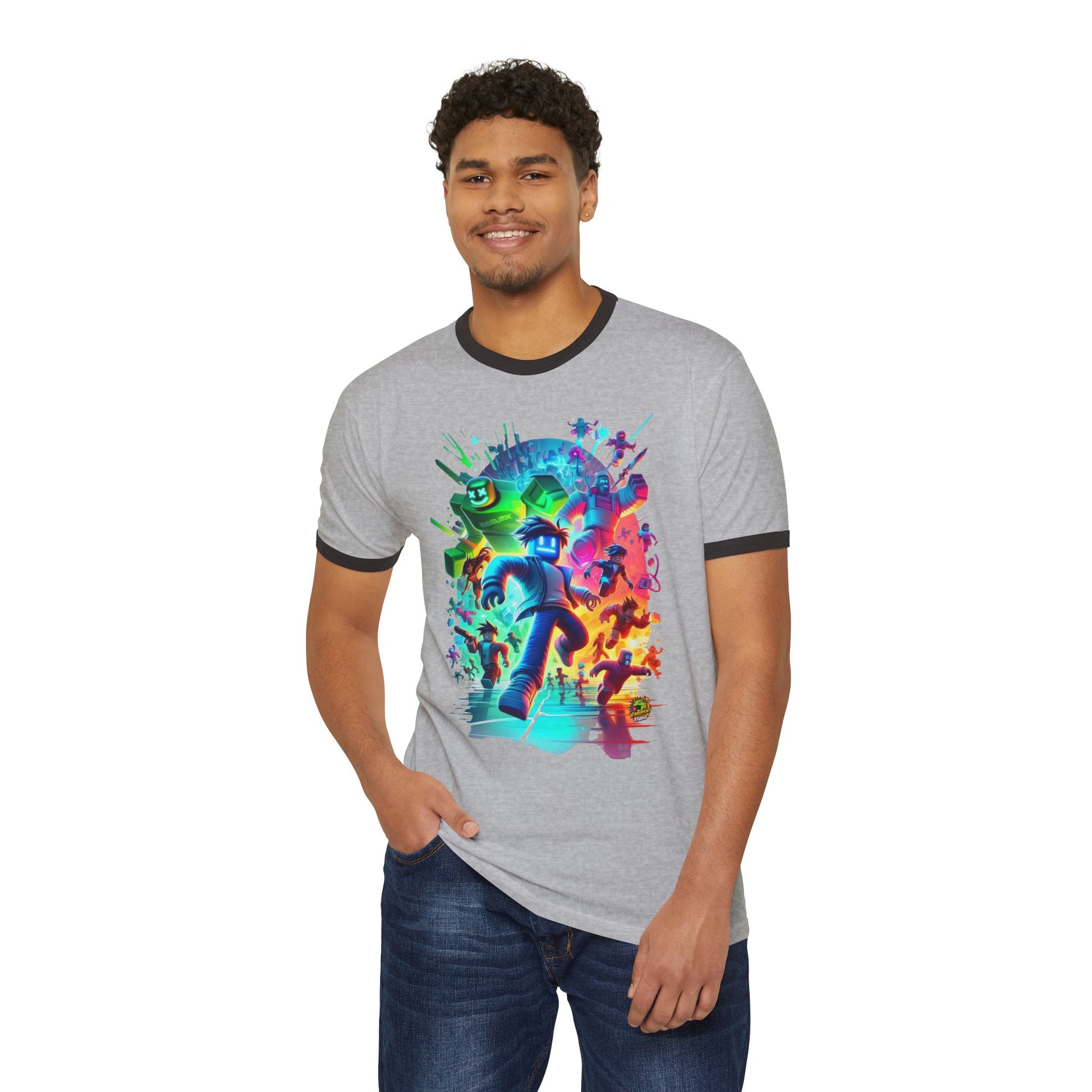 Roblox T Shirt for All Ages | Roblox Adventure Tee | Roblox Fan Graphic T Shirt - High Quality Image