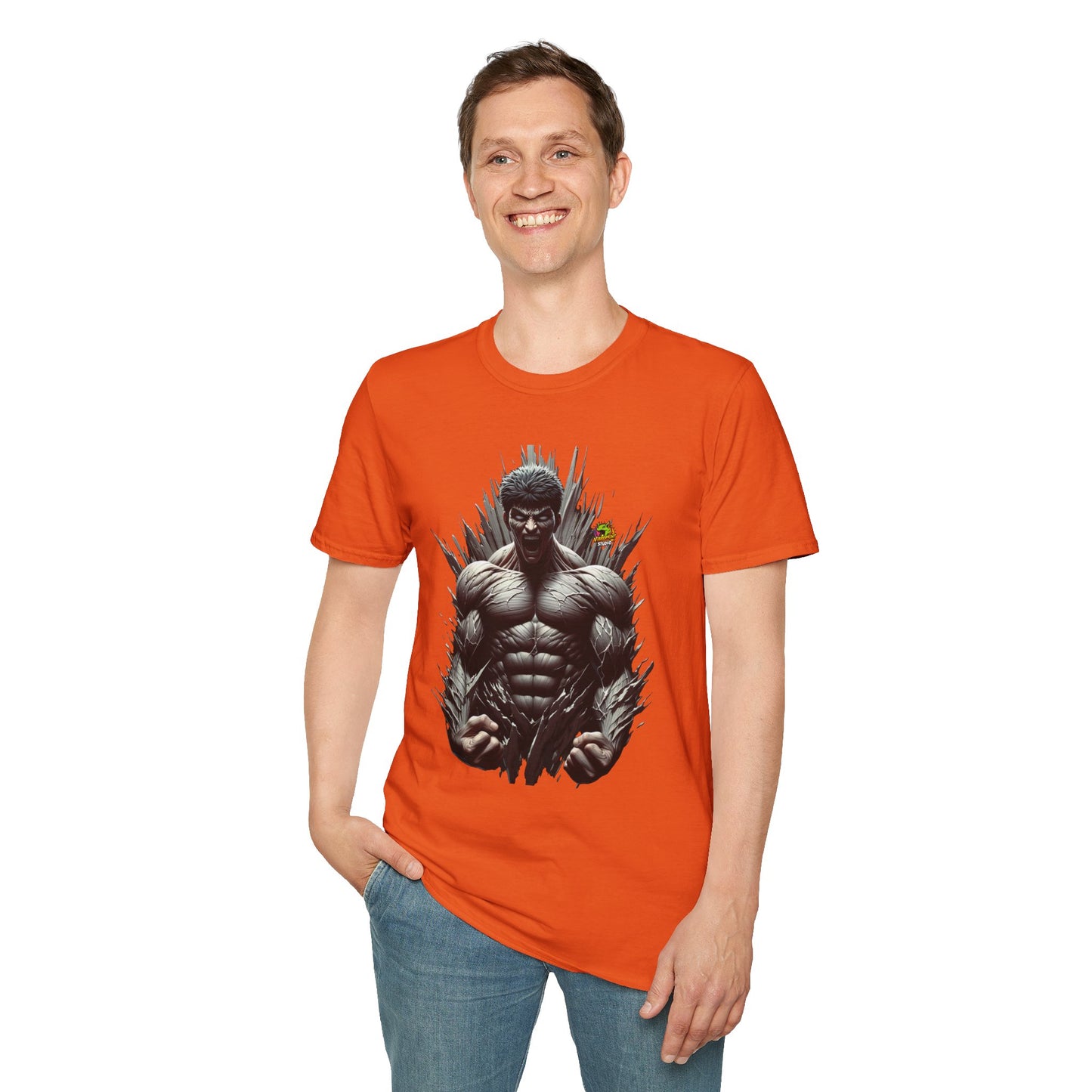 UFC T Shirt | Unleash Fierce Confidence | UFC Tee with Baki Anime Inspiration for Gym