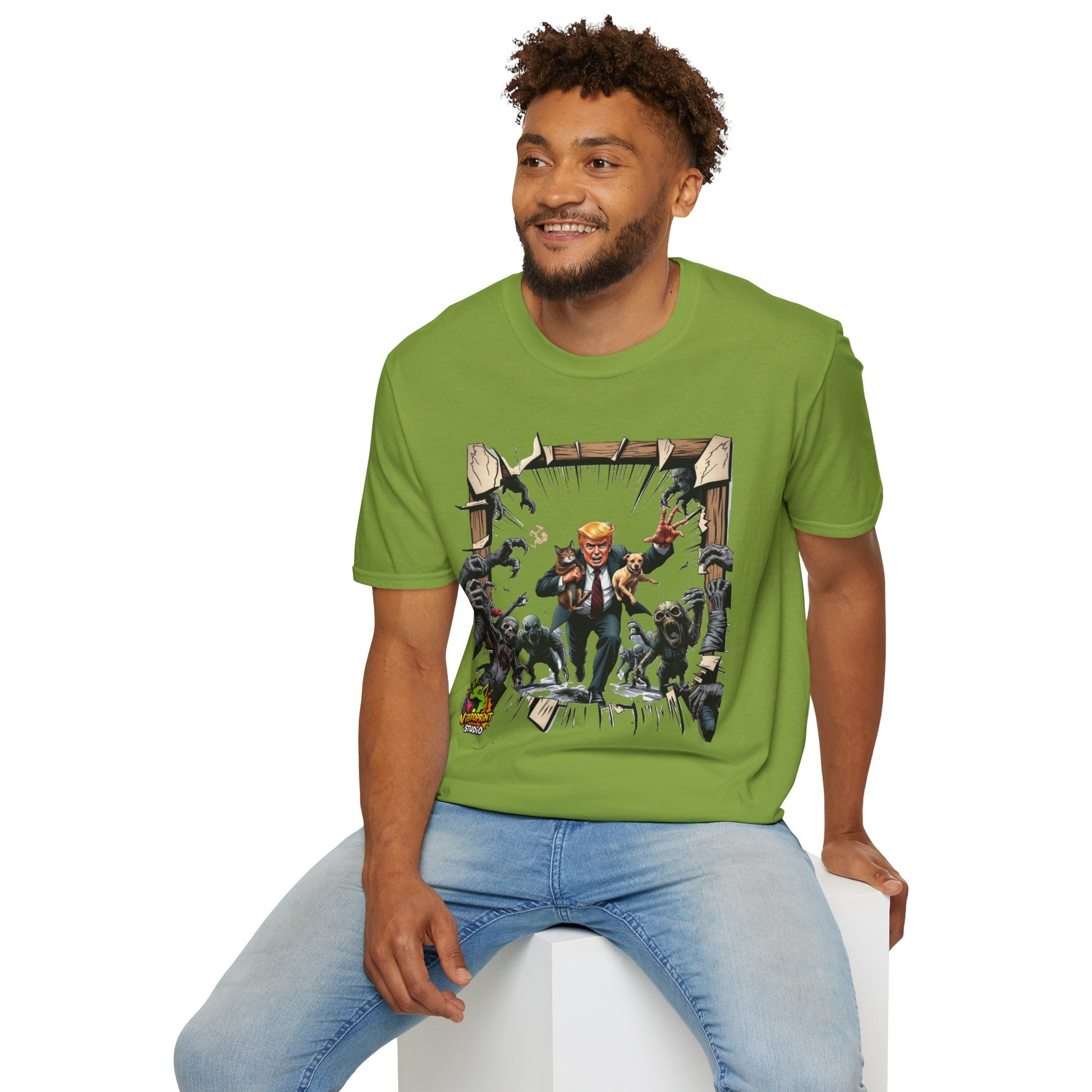 Graphic - They're Eating the Dogs Shirt | Funny Political Tee | Trump Election Graphic T-Shirt - premium material. perfect gift idea. Order yours now and stand out with this exclusive piece!