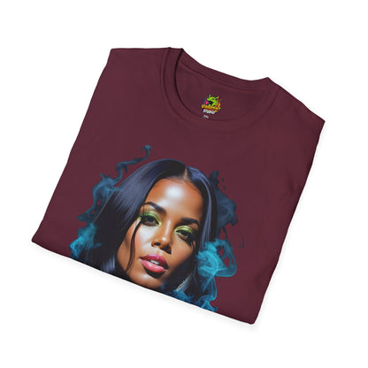 R&B - Aaliyah shirt | Tribute to a Music Icon | Memorial R&B Portrait Tee - premium material. limited stock. Order yours now and stand out with this exclusive piece!