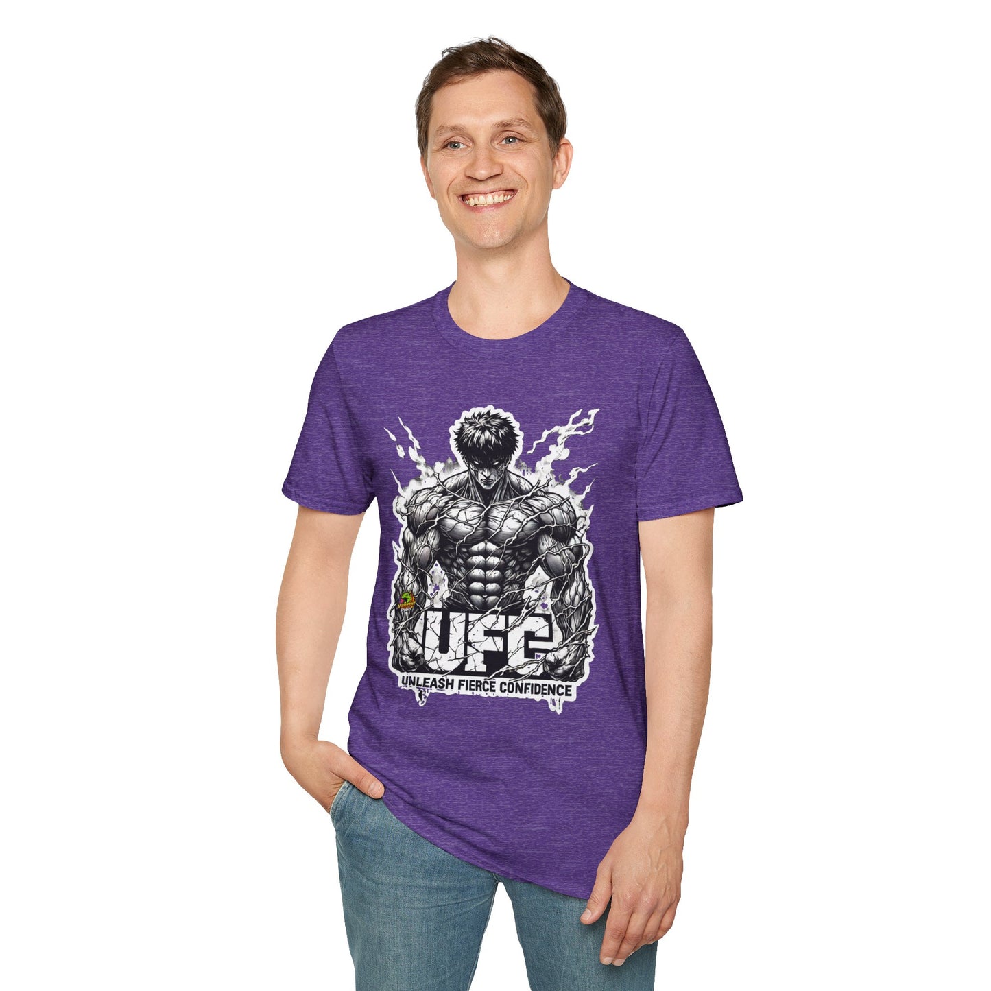 UFC T Shirt | Unleash Fierce Confidence | UFC Tee with Baki Anime Inspiration for Athletes